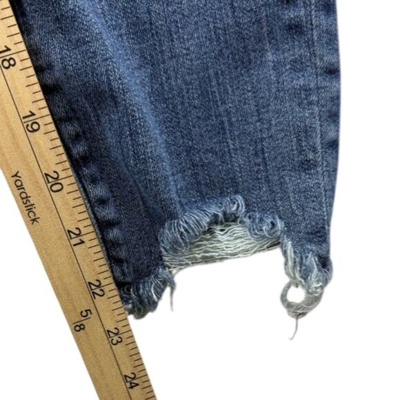 Abercrombie Simon High Rise Ankle Jeans Size 27 Crop 22.5" Inseam - Picture 6 of 9